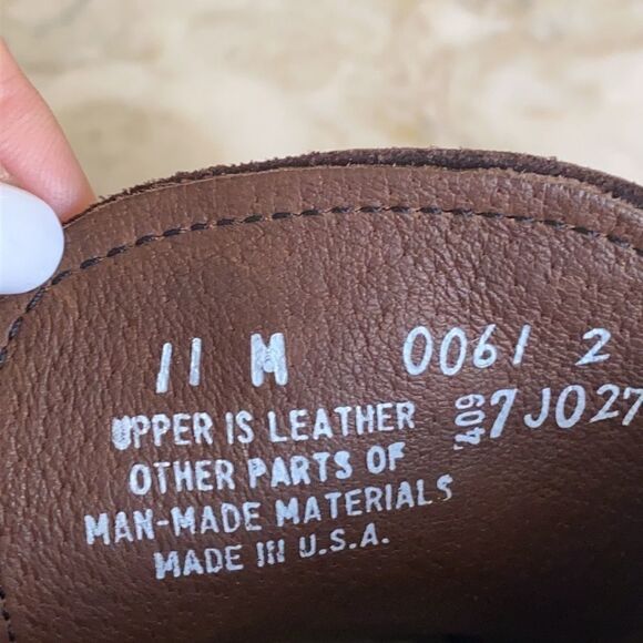 NEW! Eddie Bauer Made in USA Leather Desert Boots - Picture 8 of 10